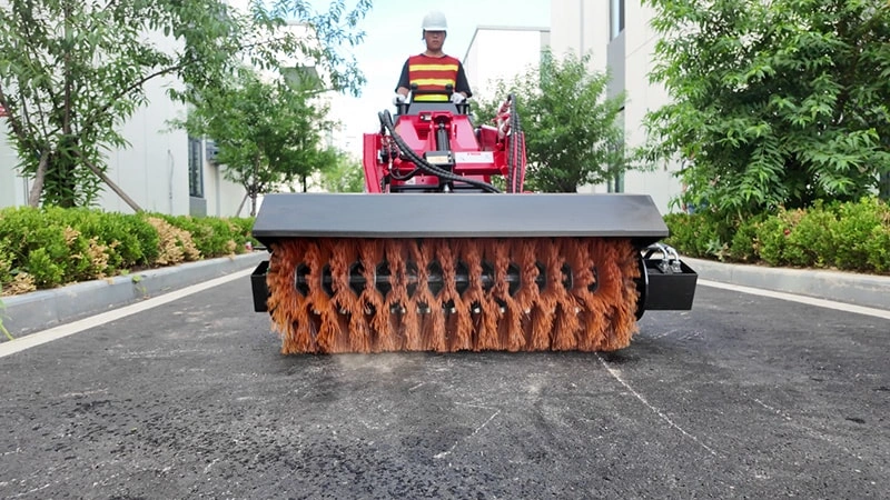 skid steer sweeper