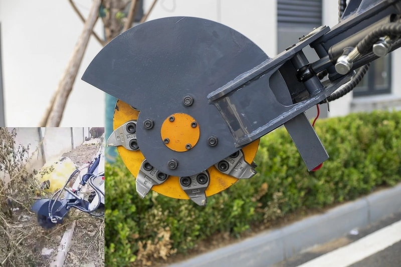 Для уничтожения корневой растительности на корневом уровне - Stump Grinder.