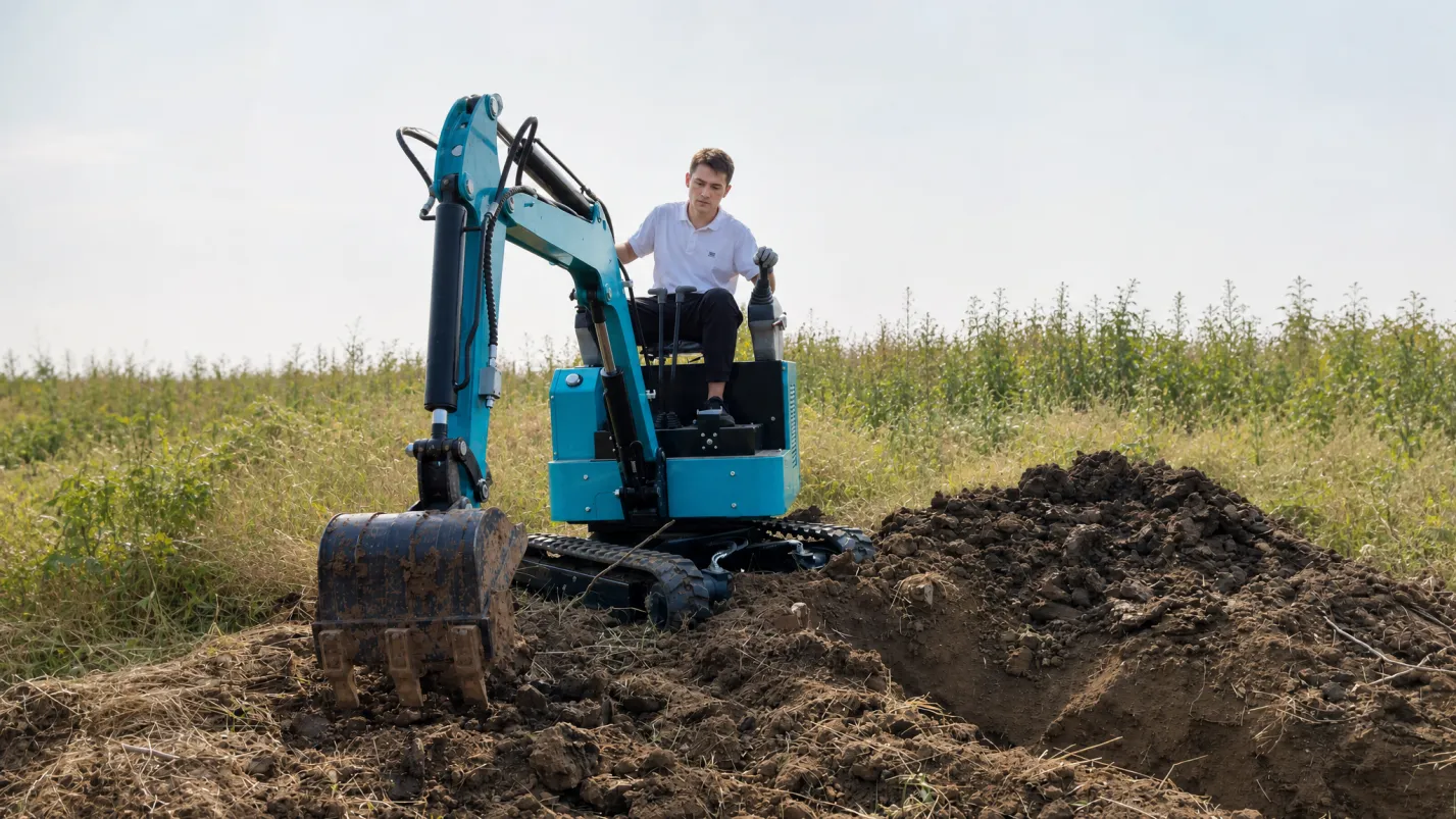 Mini Excavator 17 Series &mdash; Series Small Excavators - Waste Land Excavation